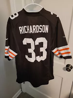 $24.99 • Buy Trent Richardson Cleveland Browns Nike On Field Jersey Men's Large Brown Nice