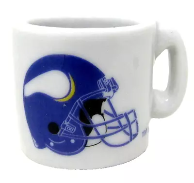 Minnesota Vikings Miniature Cup NFL Football 1  Ceramic Mug Ornament Display • $9.99