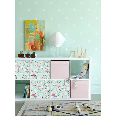 $49.95 • Buy Decals For Kallax / Expedit IKEA Flamingo Bird Stickers Furniture Hack Removable
