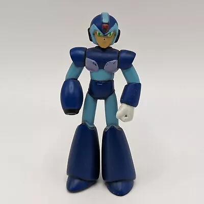 MegaMan X Mega Man 3  Mini Figure Capcom Jazwares 2004 Blue • $7