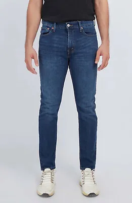 LEVIS 512 Men Jeans Slim Taper Fit Original Riveted Blue Stonewash Stretch Denim • £34.99