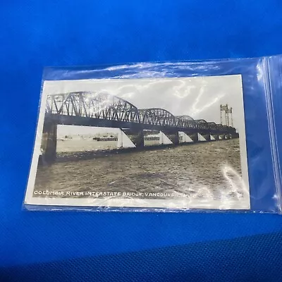 VANCOUVER WA -Interstate Bridge Columbia River #238 Eooy Stamped • $7