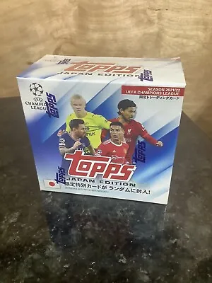 2022 Topps UEFA Champions League Soccer Japan Edition Box Ronaldo 🔥 • $45.59