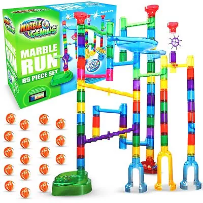 Marble Run (85 Complete Pieces) Maze Track Or Board Games For Kids 4-12 For ... • $49.86