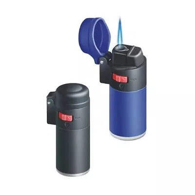 £5.95 • Buy Zenga Zl-1 Windproof Jet Lighter Turbo Blue Flame Tank Refillable Lighter Rubber