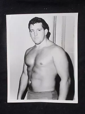 Vintage 1960's-70's Pro Wrestling Glossy B/W 8 X 10 Photo (wrestler Portrait) • $20