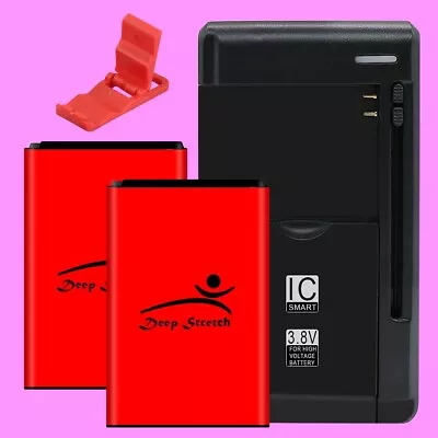 Long Endurance 2x 3270mAh Battery Portable Charger For Verizon LG Lucid 2 VS870 • $46.85