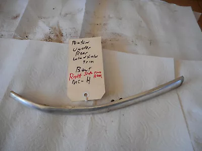 Mercedes Benz Ponton Right Rear Belt Line Under Windshield Trim Garnish Curved M • $50