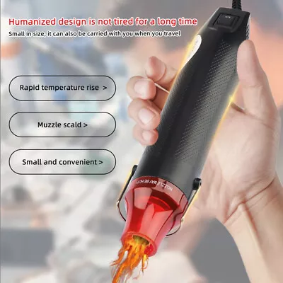 Mini Heat Gun DIY Electric Nozzles Tool Hot Air Gun Embossing Drying Paint US • $9.28