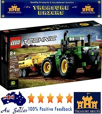 LEGO Technic 42136 John Deere 9620R 4WD Tractor BRAND NEW SEALED MINT CONDITION! • $78