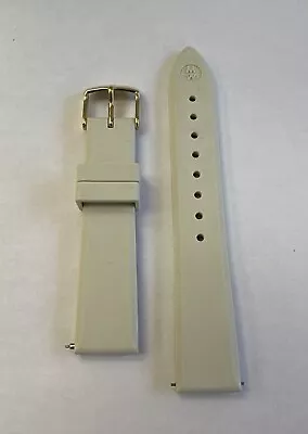 MICHELE WOMENS Silicone/ Rubber Watch Strap (18mm) AUTHENTIC & ORIGINAL • $39.26