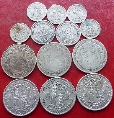 £33 • Buy Approx 110 Grammes Of Pre 1947 Silver Coins / Scrap Or Collect (446)