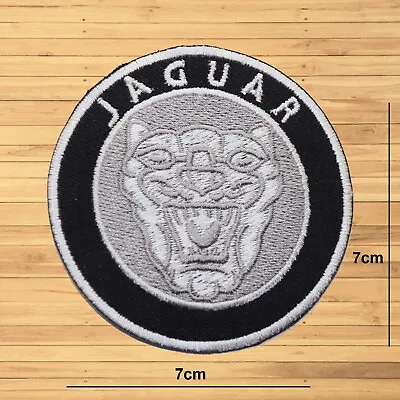 Jaguar Sports Cars Brand Patch Embroidered Iron Or Sew On Applique Badge Logo  • £2.99
