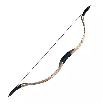 Handmade Traditional Chinese Recurve Bow Mongolia Longbow Archery Practice Sport • $63.64
