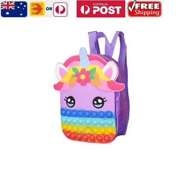 $23.66 • Buy Unicorn Kids Backpack For Children Kids Boys Girls School Bag Travel Rucksack