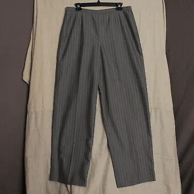 Amanda Smith Women's Gray Dress Pants Lined Work Office Sz 14 33x32 • $11
