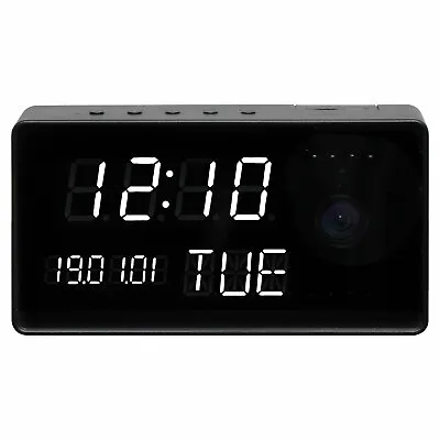 $169 • Buy Wireless 1080p Covert Camera Alarm Clock