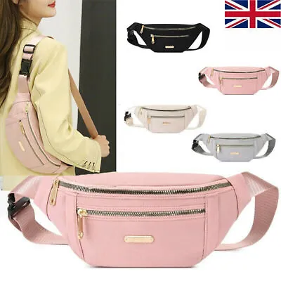 £4.92 • Buy Women Ladies Bum Bag Waist Fanny Pack Holiday Travel Wallet Money Belt Bumbag UK