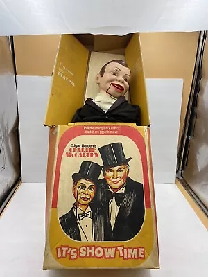 Charlie McCarthy Ventriloquist Doll In Original Box Missing Hat Shoes & Monocle  • $650