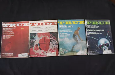 4 Issues  True  The Man's Magazine ~ 1966-67 ~ Von Dutch Gale Sayers Grambling • $24.99