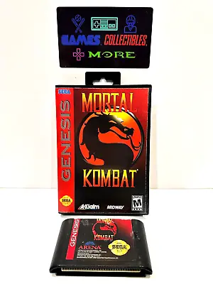 Mortal Kombat (Sega Genesis 1993) Fully TESTED And Working Authentic • $17.04