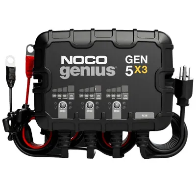 NOCO GEN5X3 12V 3 Bank - 15 Amp On-Board Battery Charger • $199.95