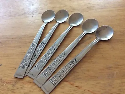 $9.95 • Buy 5 German Uysal Spoons ROSTFREI Baby Spoons