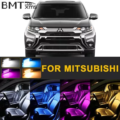 Interior LED Lights For Mitsubishi Outlander Mirage Montero Pajero Sport Eclipse • $10.38