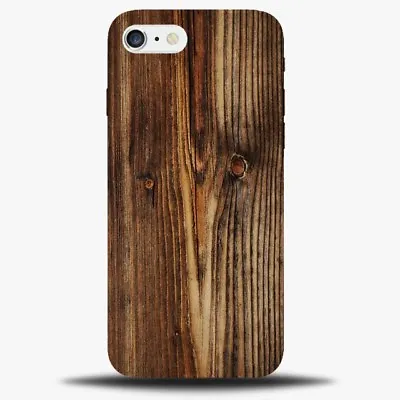 £11.99 • Buy Dark Brown Wooden Phone Case Cover | Wood Markings Tree Bark Novelty Funny C370