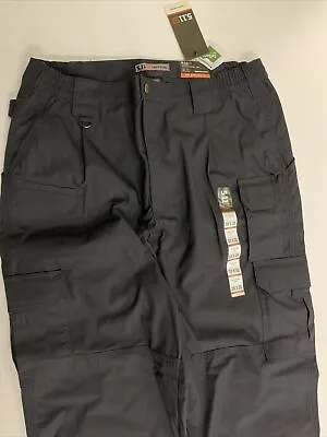 5.11 Men's Pro Tactical Pants Style 74273. Color: Charcoal. Size: W38 X L30 • $34.99