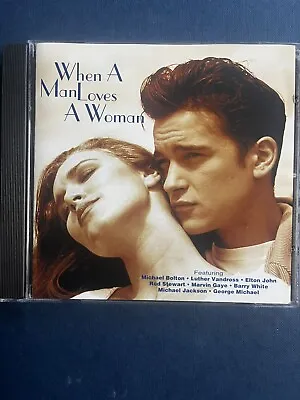 When A Man Loves A Woman Barely Used 20 Track Love Songs Compilation Cd 70s 80s • £2.50