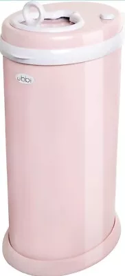 Ubbi Steel Diaper Pail - Blush Pink • $55