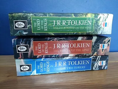 J R R Tolkien The Lord Of The Rings Harper Collins 1999 Trilogy Set  • £15