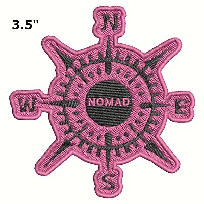 Compass - NOMAD Embroidered Patch Iron-On Souvenir Travel Nature National Parks • $4.87