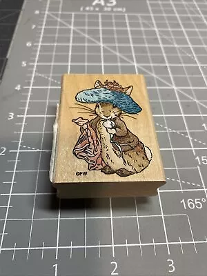 Beatrix Potter Rubber Stamp Stampendous Benjamin Bunny Rabbit • $12