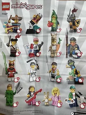 71027 Minifigure Checklist Only • $2.50