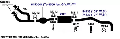 Exhaust Tail Pipe AP Exhaust 24669 • $29.65