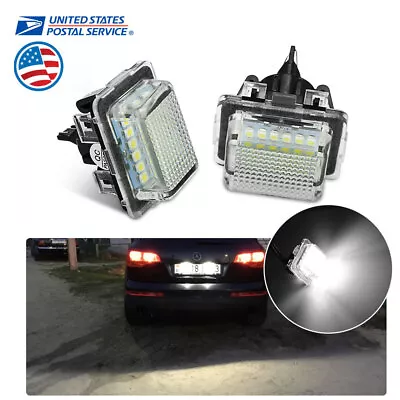 2PC For Mercedes Benz C-Class W204 07-11 LED License Plate Light Lamps Assembly  • $13.99