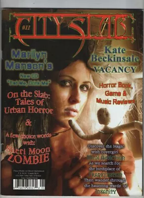 City Slab Magazine Marilyn Manson Kate Beckinsale #11 2006-07 041122RNON • $17.54