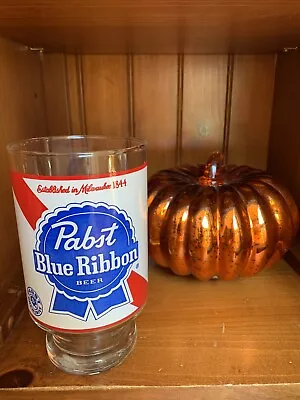 Pabst Blue Ribbon Beer Glass Stein Mug - 7  Tall - EUC • $13