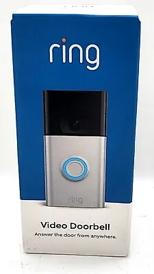 Ring Video Doorbell - 1080p HD Video Privacy Controls Satin Nickel • $84.99