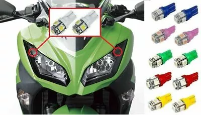 Kawasaki Ninja KRT LED Headlight Pilot Park Lights T10 Ninja 300 Ex300 650r EX-6 • $14.99