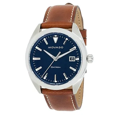 Movado 3650141 Men's Heritage Blue Dial Quartz Watch • $236