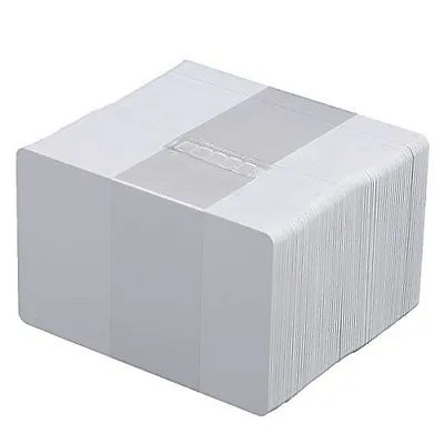 50 CR80 30Mil White Blank PVC Plastic Cards For Photo ID Card Printers • $11.89
