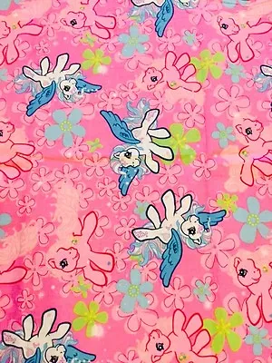 Rare 2006 Hasbro My Little Pony Fabric 33  X 42  Pink Pinkie Pie StarCatcher OOP • $40