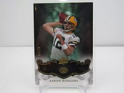 Aaron Rodgers 2008 Upper Deck Exquisite #67/75- Packers!! • $229