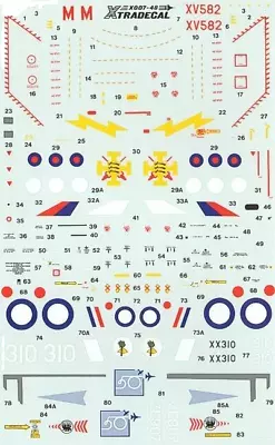 Xtradecal X48007 RAF Update 1990 Model Decals 1/48 • £5.95