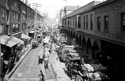 1906 Light Street Baltimore Maryland Vintage Photograph 11  X 17  Reprint • $17.84