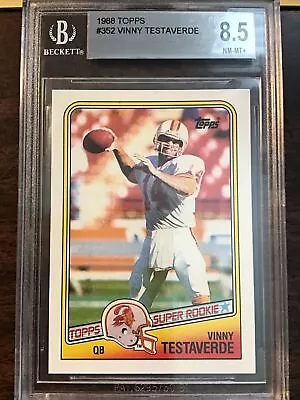 1988 Topps #352 Vinny Testaverde Rookie BGS 9 MINT • $20