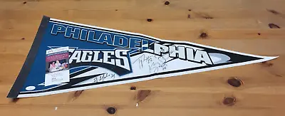 Philadelphia Eagles JSA Authenticated Autographed Felt Pennant !!!! • $22.99